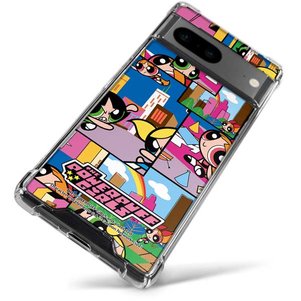 Cartoon Network Powerpuff Girls Patches Google Pixel 8 Clear Case