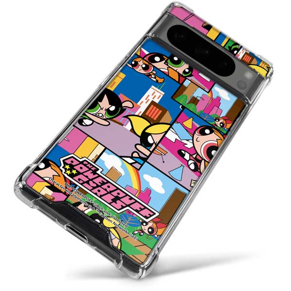 Cartoon Network Powerpuff Girls Patches Google Pixel 8 Pro Clear Case