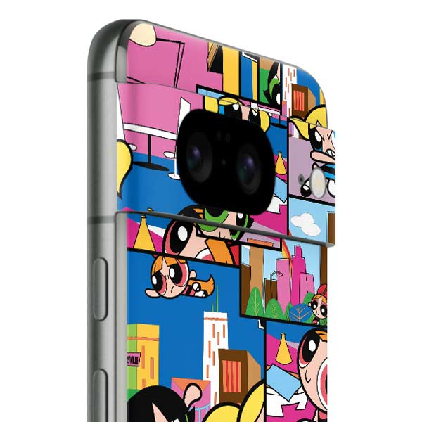 Cartoon Network Powerpuff Girls Patches Google Pixel 8 Skin