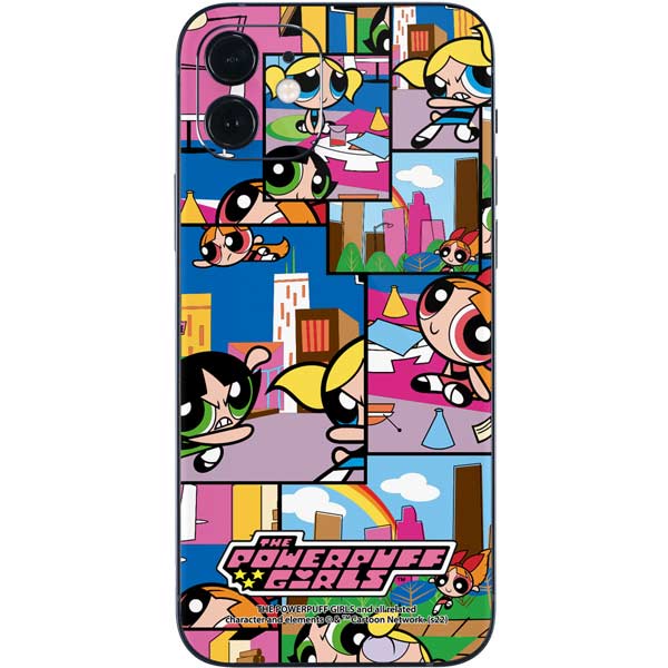 Cartoon Network Powerpuff Girls Patches iPhone 12 Mini Skin