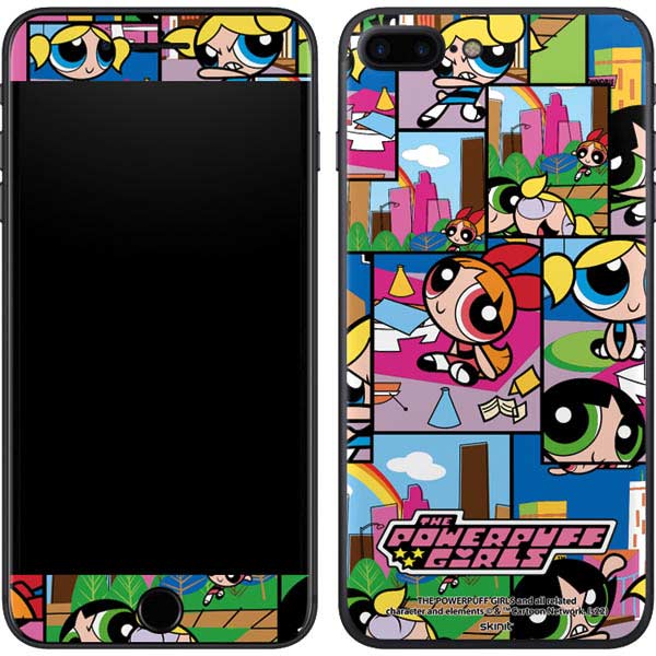 Cartoon Network Powerpuff Girls Patches iPhone 8 Plus Skin