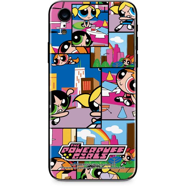 Cartoon Network Powerpuff Girls Patches iPhone XR Skin