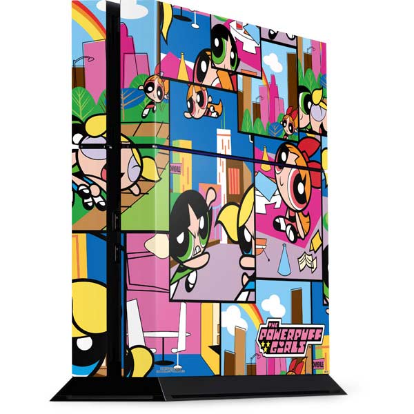 Cartoon Network Powerpuff Girls Patches PS4 Console Skin