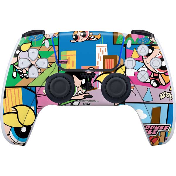 Cartoon Network Powerpuff Girls Patches PS5 Controller Skin