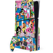 Cartoon Network Powerpuff Girls Patches PS5 Slim Disk Bundle Skin