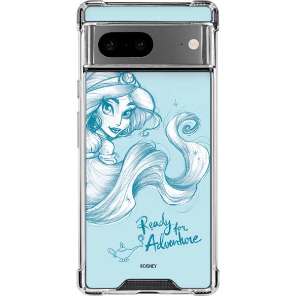 Disney Princess Jasmine Ready for Adventure Art Google Pixel 8 Clear Case
