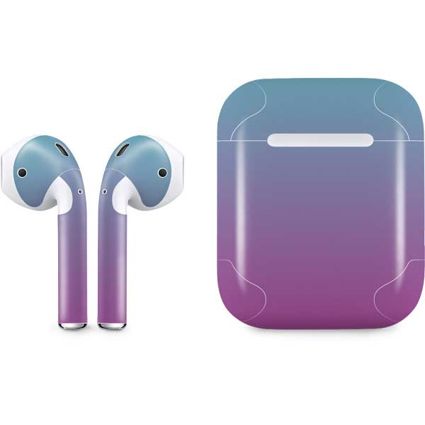 Purple and Blue Ombre Apple AirPods Skin