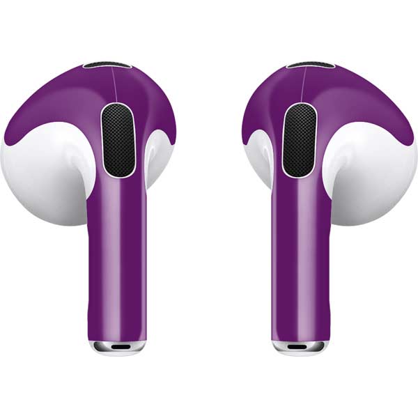 Purple Solid Apple AirPods (3rd Gen 2021) Skin
