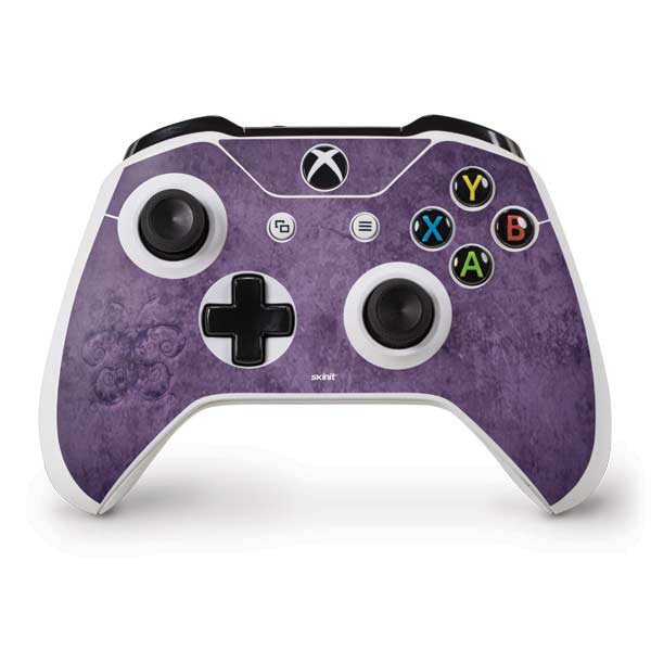 Brigid Ashwood Purple Damask Butterfly Xbox One S Controller Skin