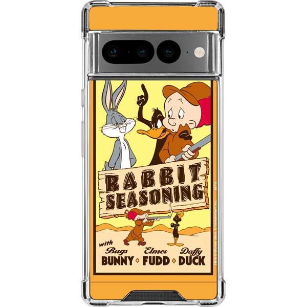 Looney Tunes Rabbit Seasoning Google Pixel 7 Pro Clear Case