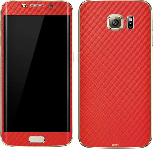 Red Carbon Fiber Specialty Material Galaxy S7 Edge Skin – Skinit