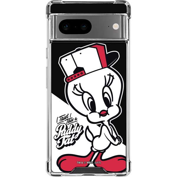 Looney Tunes Retro Tweety Bird Google Pixel 8 Clear Case