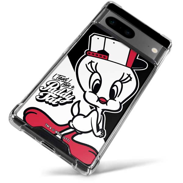 Looney Tunes Retro Tweety Bird Google Pixel 8 Clear Case
