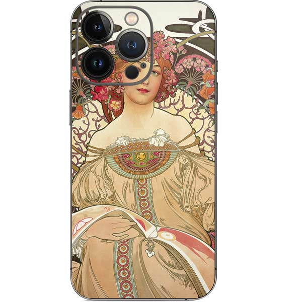 Alphonse Mucha Reverie 1897 iPhone 13 Pro Skin
