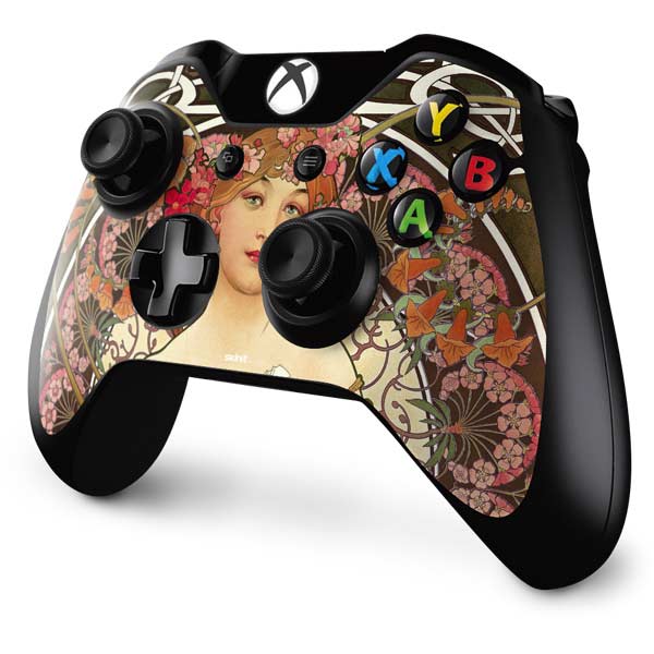 Alphonse Mucha Reverie 1897 Xbox One Controller Skin
