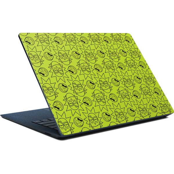Adult Swim Rick and Morty Rick and Morty All Over Print Surface Laptop Skin