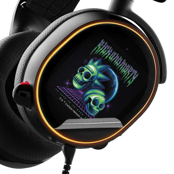 Adult Swim Rick and Morty Neon Skulls SteelSeries Arctis 3 Skin