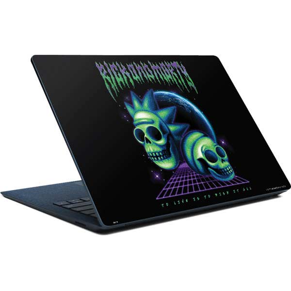 Adult Swim Rick and Morty Neon Skulls Surface Laptop Skin