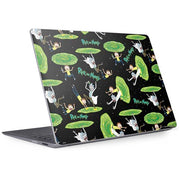 Adult Swim Rick and Morty Portal Pattern Surface Laptop 2 Skin