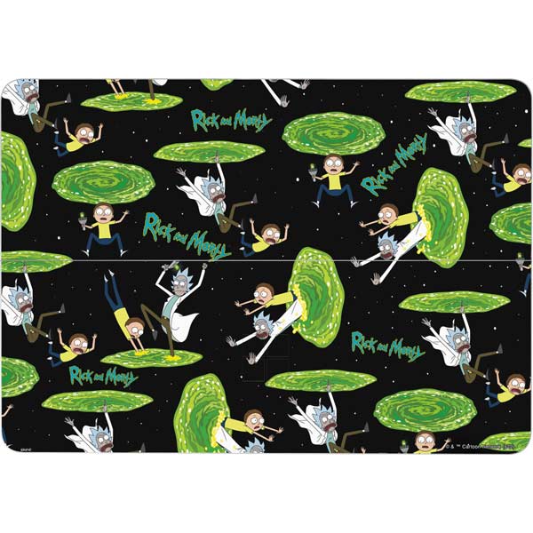 Rick and Morty Portal Pattern Surface Laptop Studio Skin | Skinit