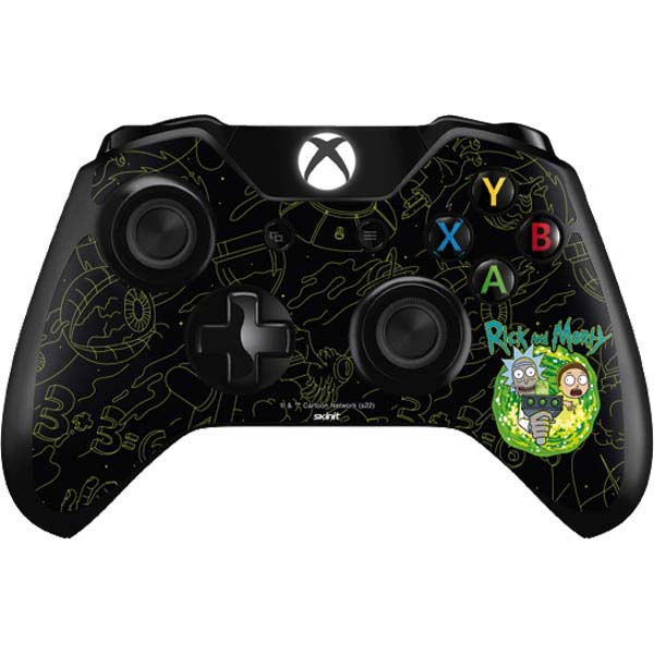 Adult Swim Rick and Morty Portal Travel Xbox One Controller Skin