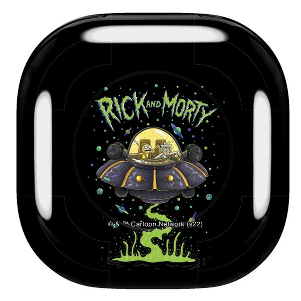 Adult Swim Rick and Morty Spaceship Galaxy Buds Pro Skin