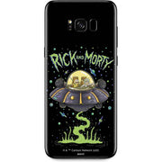 Adult Swim Rick and Morty Spaceship Galaxy S8 Plus Skin