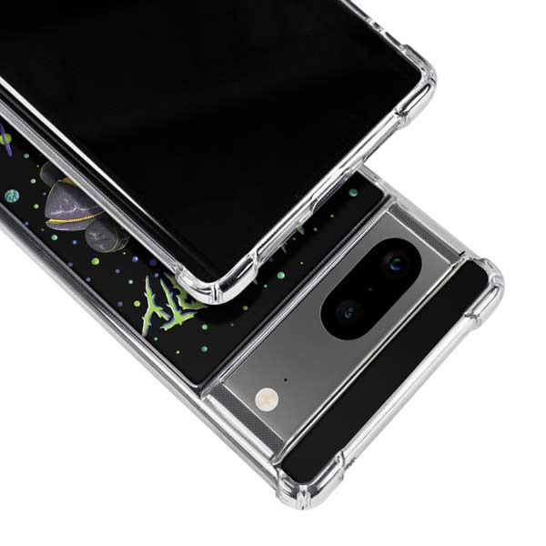 Adult Swim Rick and Morty Spaceship Google Pixel 8 Clear Case