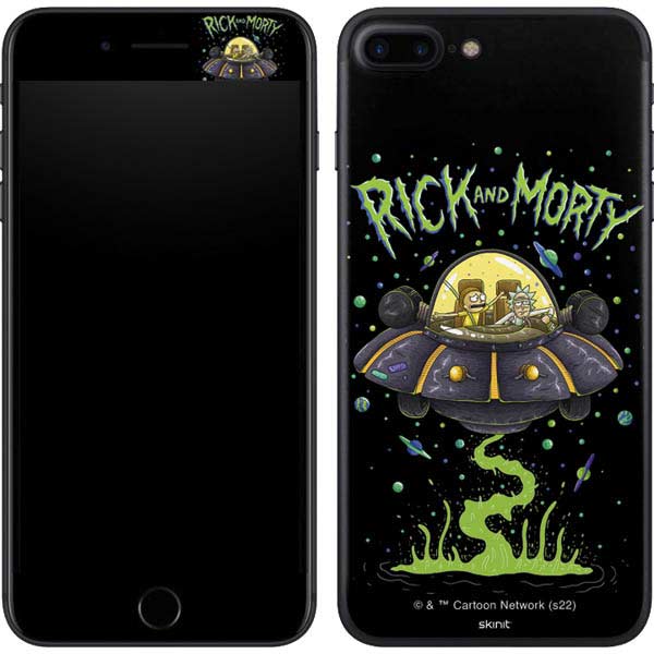 Adult Swim Rick and Morty Spaceship iPhone 7 Plus Skin