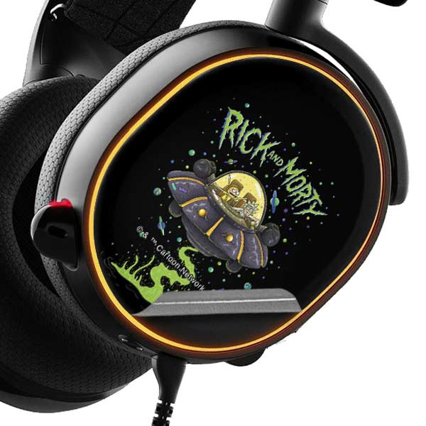 Adult Swim Rick and Morty Spaceship SteelSeries Arctis 3 Skin