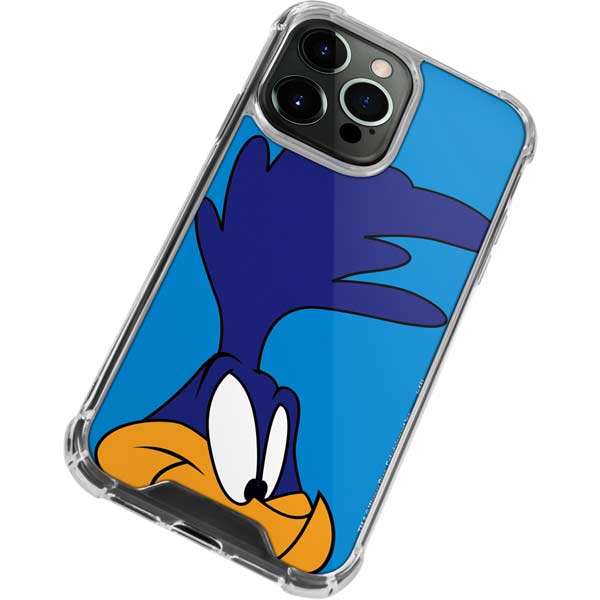 Looney Tunes Road Runner Zoomed In iPhone 13 Pro Clear Case