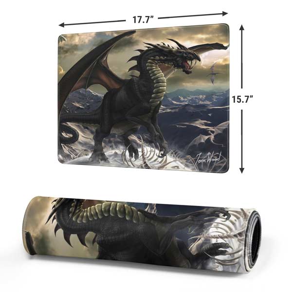 Rogue Dragon by Tom Wood Gaming Mouse Pad