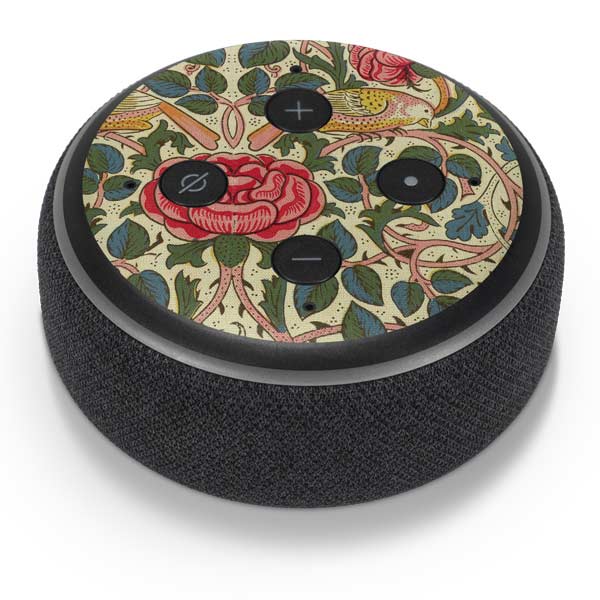 William Morris Rose Amazon Echo Dot Skin