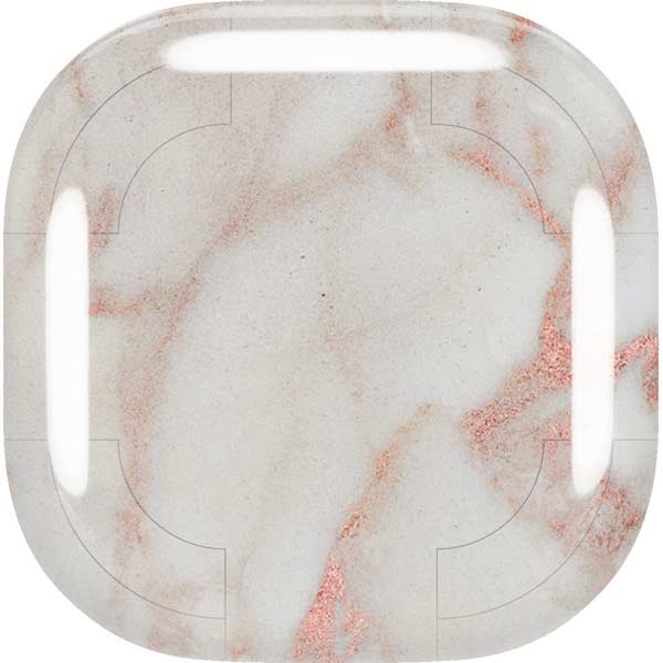Rose Gold Marble Galaxy Buds Live Skin