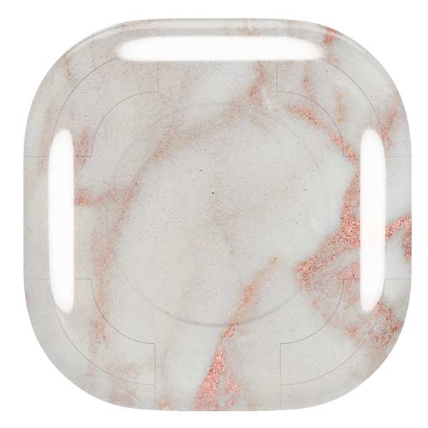 Rose Gold Marble Galaxy Buds Pro Skin