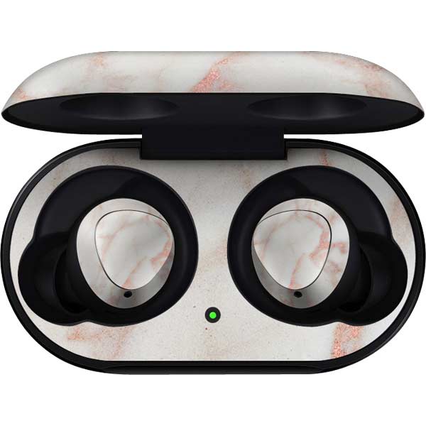 Rose Gold Marble Galaxy Buds Skin