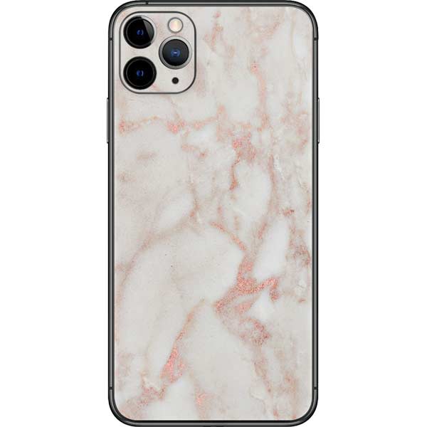 Rose Gold Marble iPhone 11 Pro Max Skin