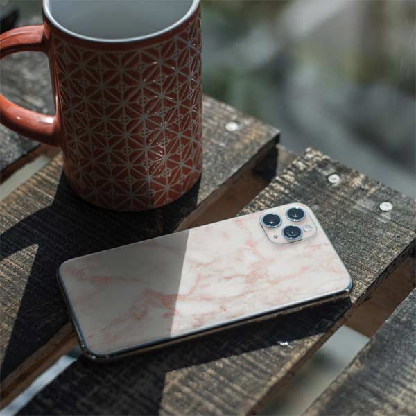 Rose Gold Marble iPhone 11 Pro Max Skin