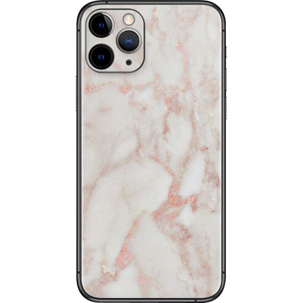 Rose Gold Marble iPhone 11 Pro Skin
