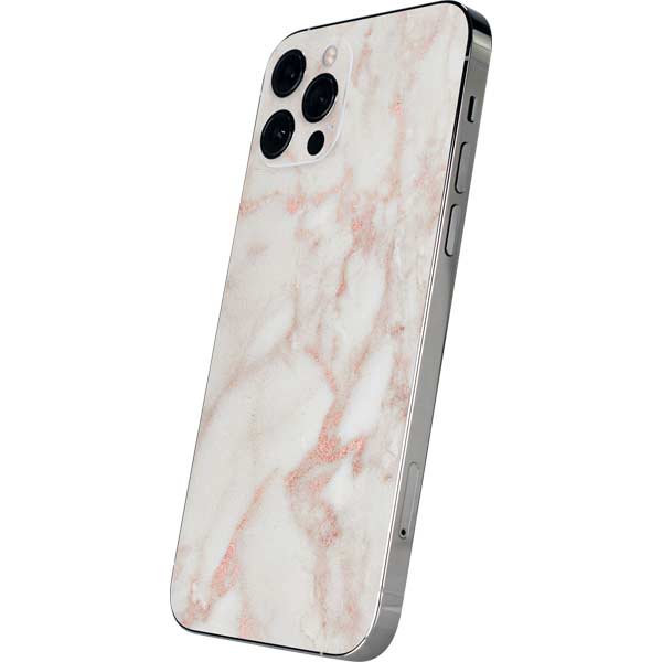 Rose Gold Marble iPhone 12 Pro Max Skin