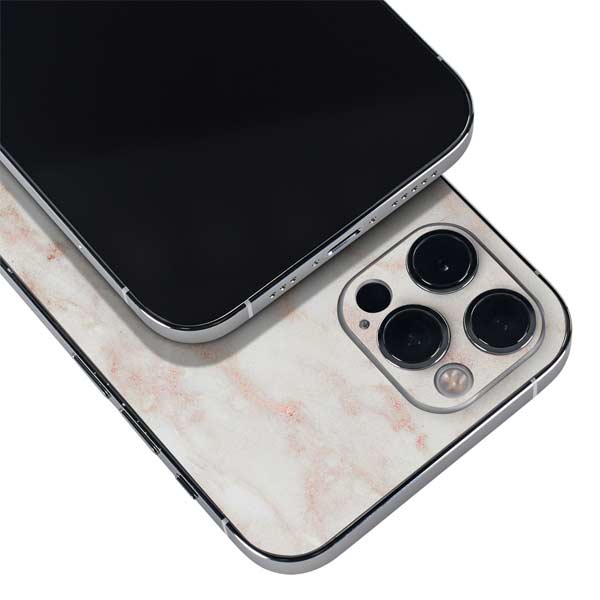 Rose Gold Marble iPhone 12 Pro Max Skin