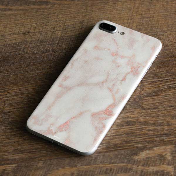 Rose Gold Marble iPhone 8 Plus Skin