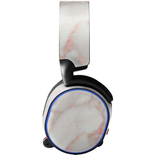 Rose Gold Marble SteelSeries Arctis 3 Skin
