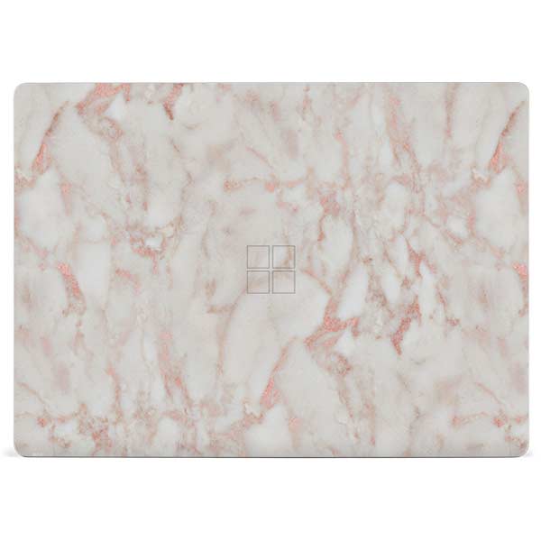 Rose Gold Marble Surface Laptop 2 Skin