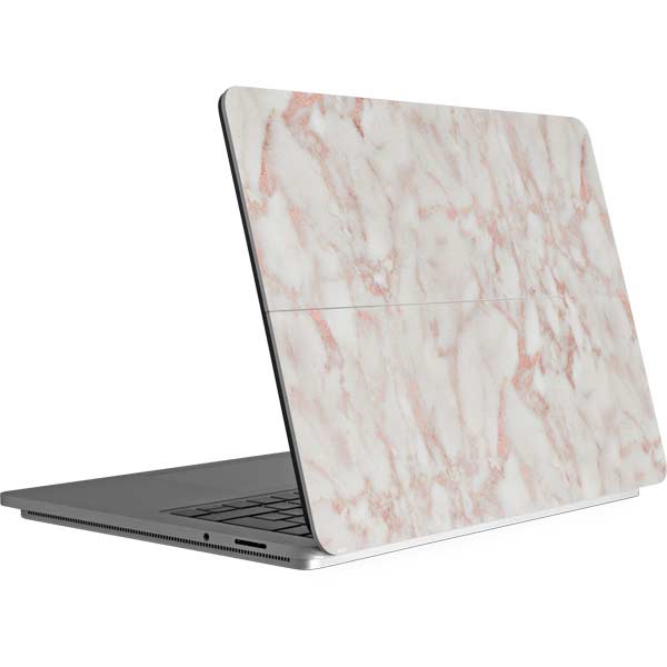 Rose Gold Marble Surface Laptop Studio Skin