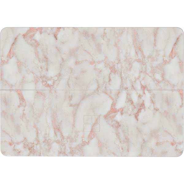 Rose Gold Marble Surface Laptop Studio Skin