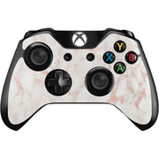 Rose Gold Marble Xbox One Controller Skin