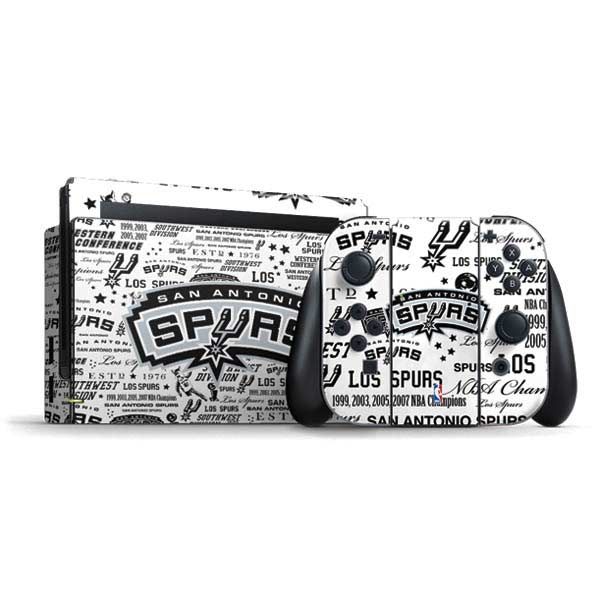 NBA San Antonio Spurs Historic Blast Nintendo Skins