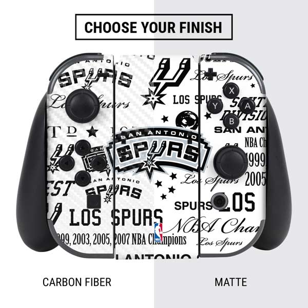 NBA San Antonio Spurs Historic Blast Nintendo Skins