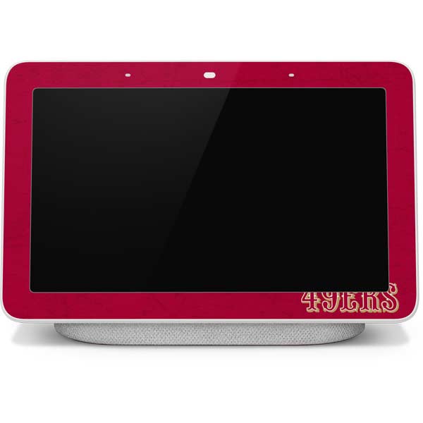 NFL San Francisco 49ers Distressed Google Home Hub Skin